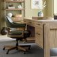 Hooker Furniture Briar Executive Swivel Tilt Chair in Light Transparent, , large