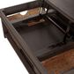 Belle Furnishings Mill Creek Lift Top Cocktail Table in Peppercorn, , large