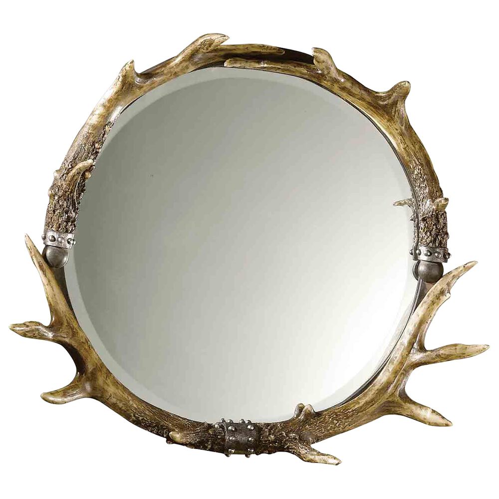 Uttermost Stag Horn Mirror, , large