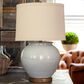 Porch View River Ginger Jar Table Lamp in White, , large