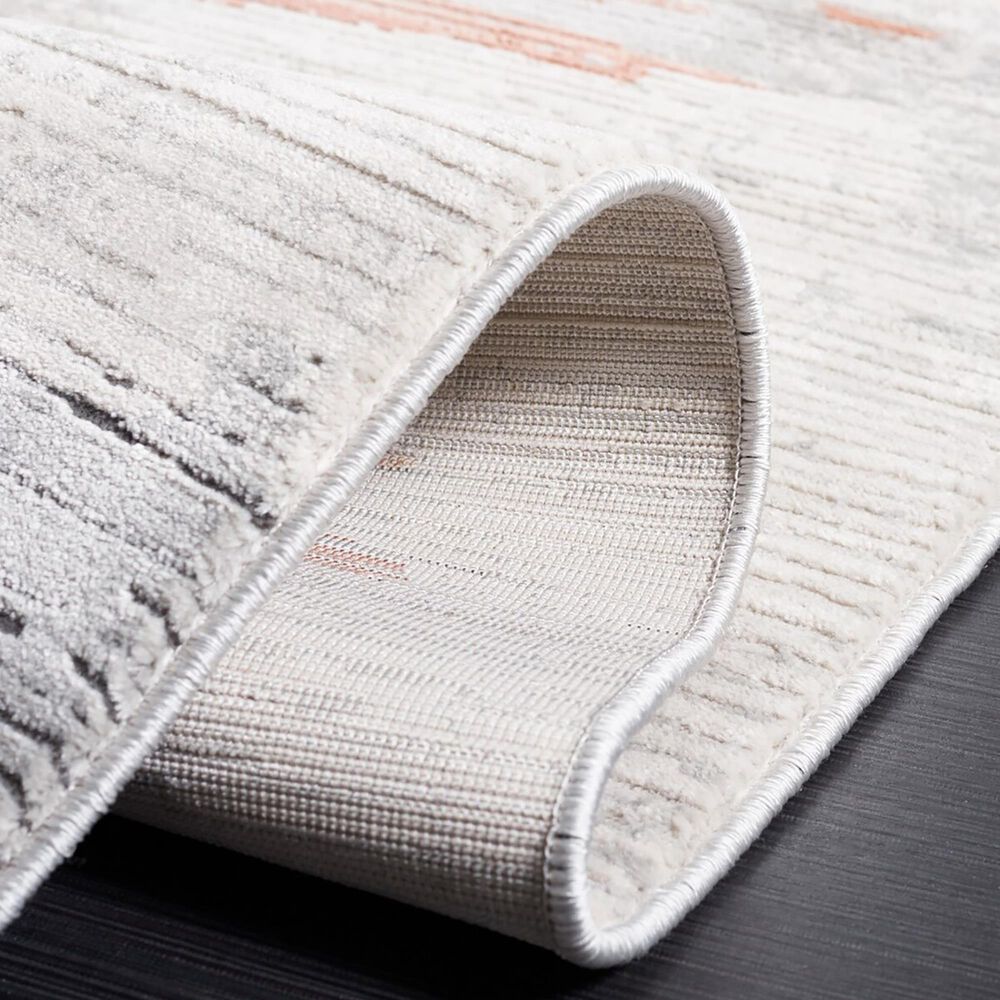Safavieh Invista 8&#39; x 10&#39; Light Grey and Rust Area Rug, , large
