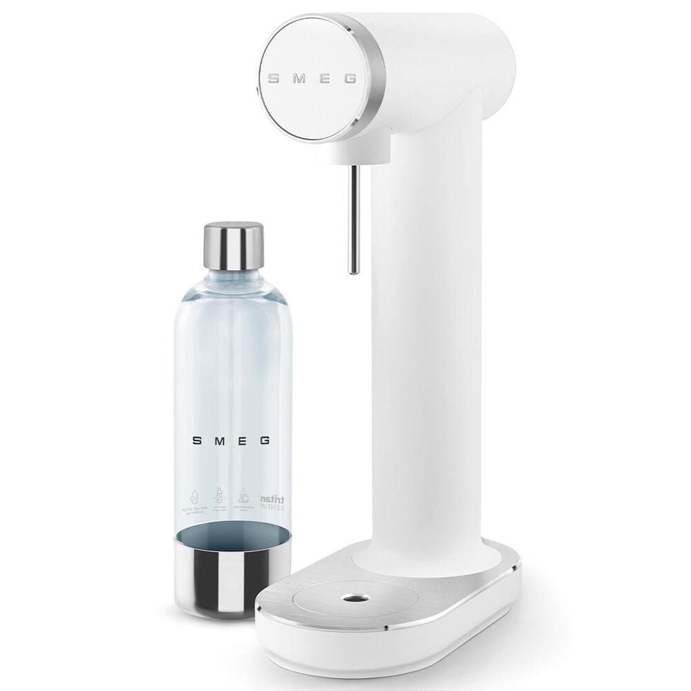 SMEG Collezione Sparkling Water Maker in White and Chrome, , large