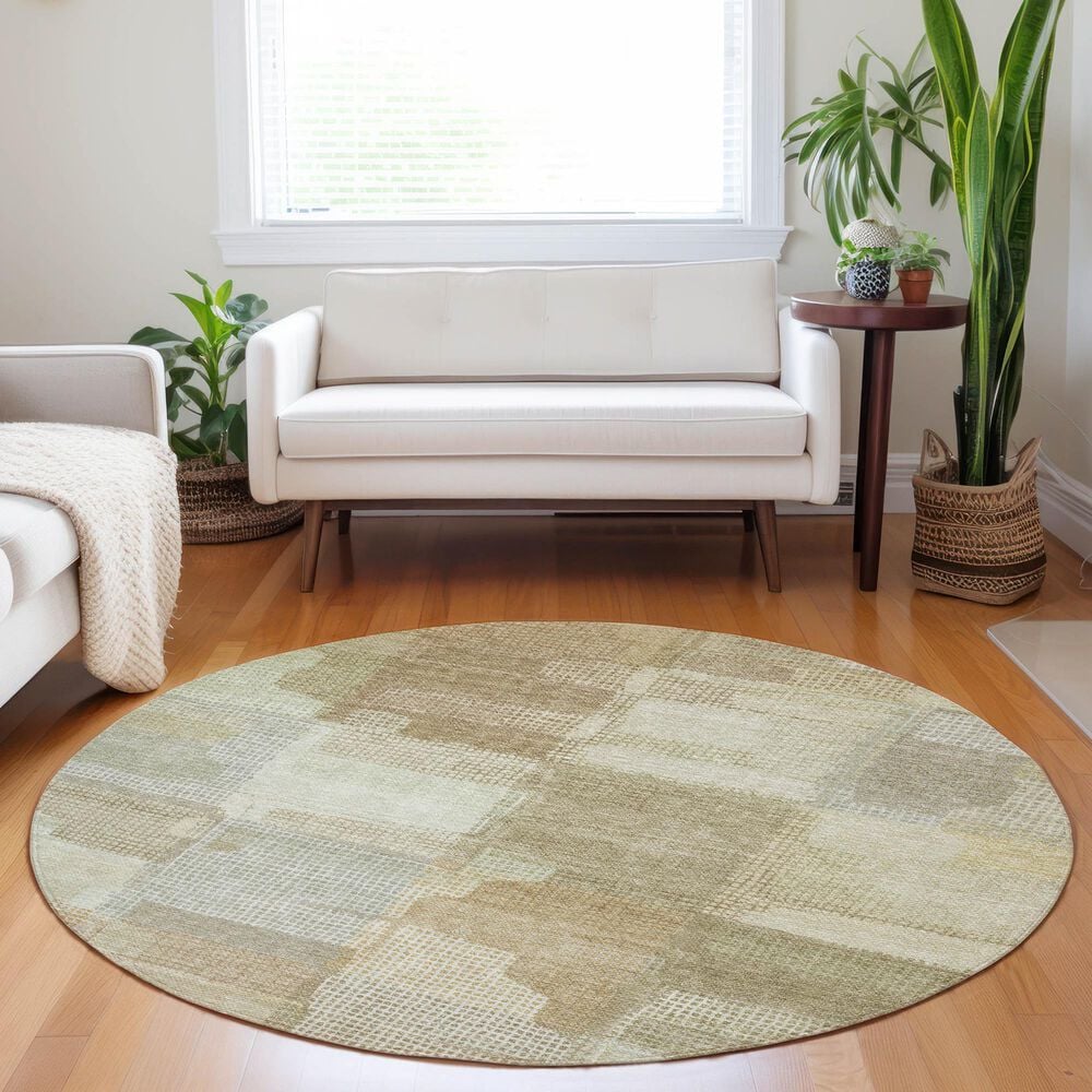 Dalyn Rug Company Ravenna RN10 8&#39; Round Beige Area Rug, , large
