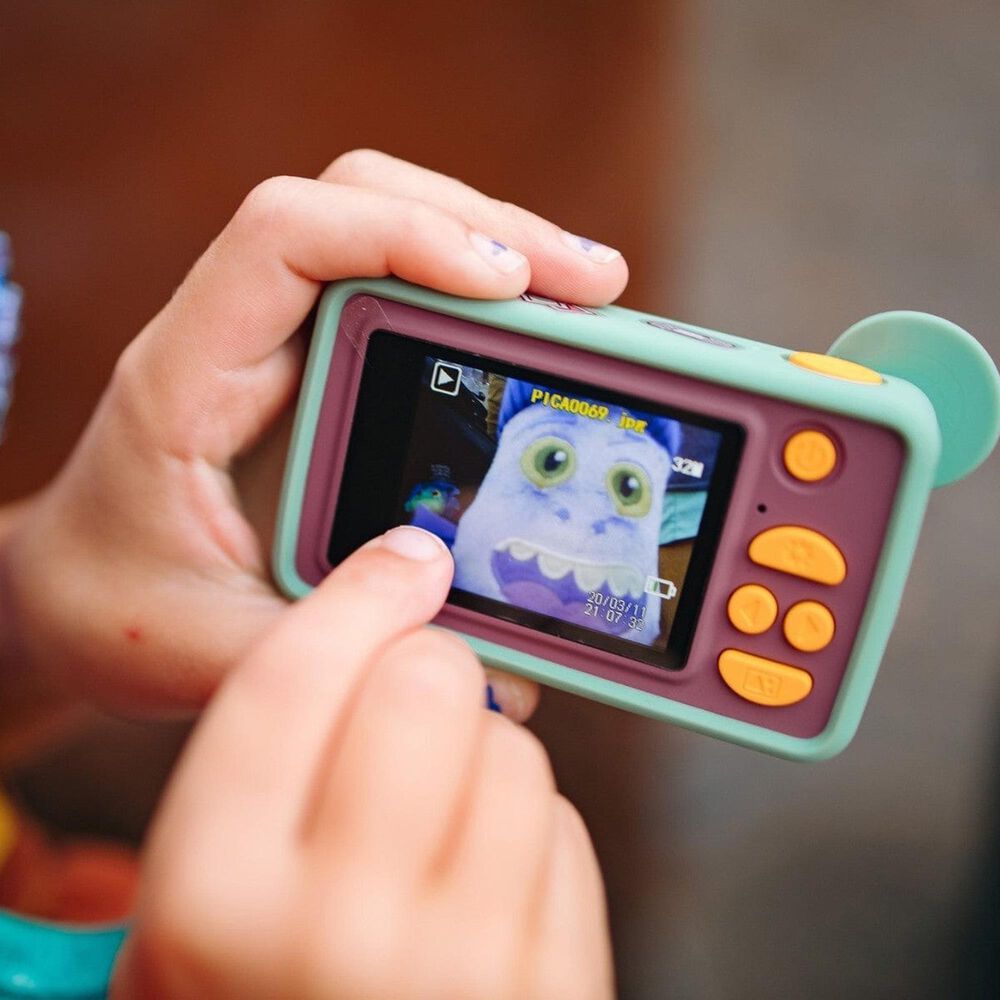 Kidamento Model C Mikayo The Bear Digital Camera for Children in Green, , large