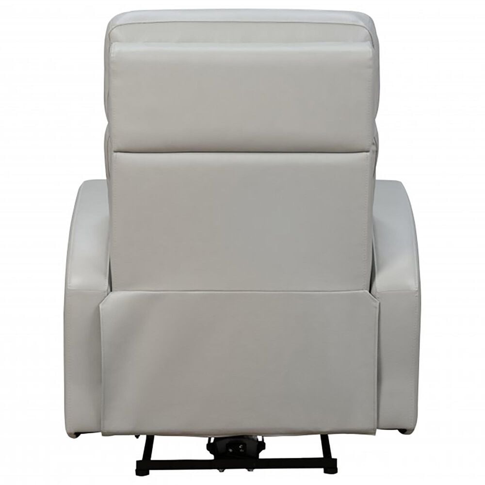 Barcalounger Levi Leather Power Recliner with Power Headrest in Bentley Dove, , large