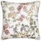 J. Queen New York Rosewood 16" Square Throw Pillow in Blush, Green and Gold, , large