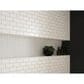 Shaw Eterna Alps Thassos 2" x 4" on 12" x 12.5" Natural Stone Mosaic Sheet, , large