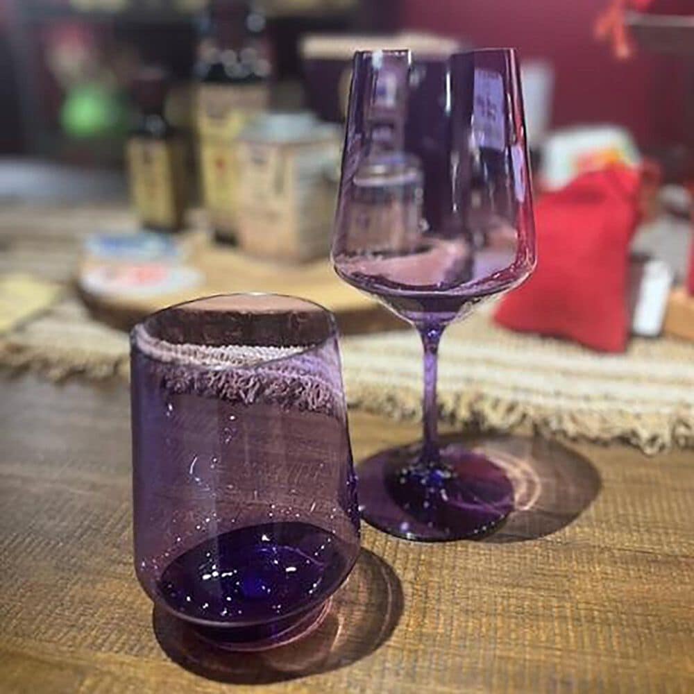 LeadingWare Lexington Tritan 17 Oz Stemless Wine Glass in Purple, , large