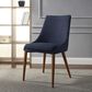 Office Star Products Palmer Side Chair with Navy Cushion (Set of 2), , large