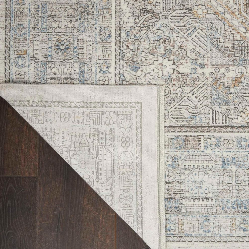 Nourison Starry Nights STN02 5&#39; x 7&#39; Cream and Grey Area Rug, , large