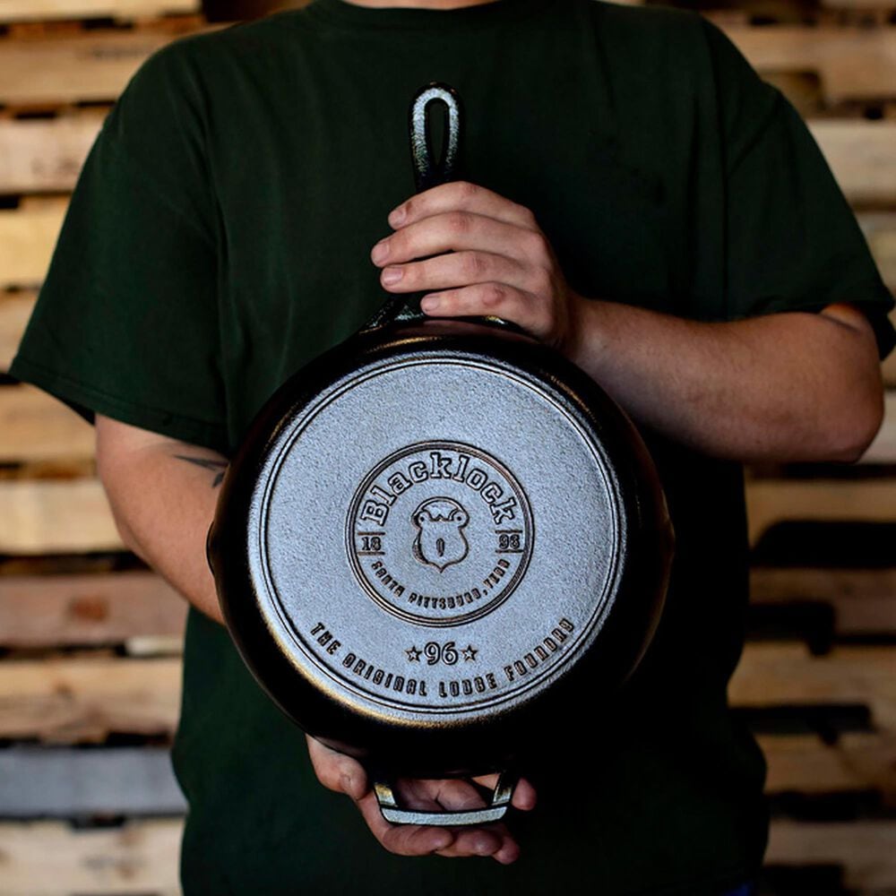 Lodge Blacklock 10.25&quot; Triple Seasoned Cast Iron Skillet in Black, , large
