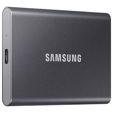 Samsung T7 500GB Portable SSD External Hard Drive in Gray, , large