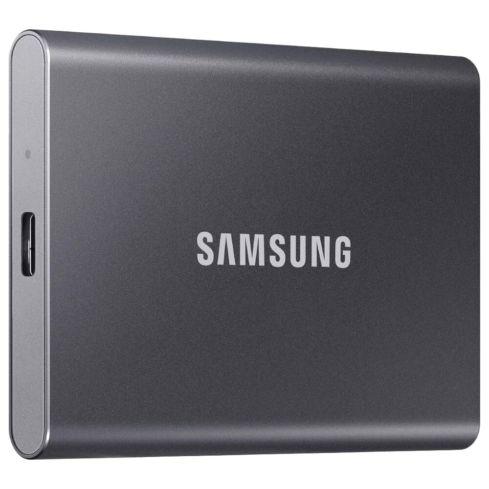 Samsung T7 500GB Portable SSD External Hard Drive in Gray, , large
