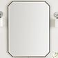 James Martin Vanities Rohe 30" Octagonal Mirror in Matte Black, , large