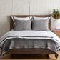 Ann Gish Pickstitch 3-Piece Queen Coverlet Set in Charcoal, , large
