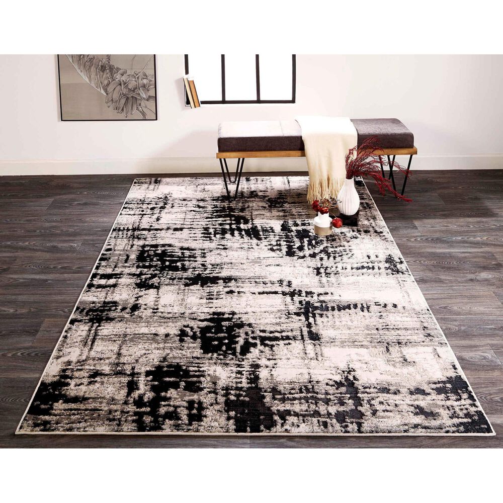 Feizy Micah 10&#39; x 13&#39;2&quot; Black Area Rug, , large