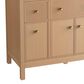 Kohler Malin 48" Single Bathroom Vanity in White Oak with 3 cm White Quartz Top and Rectangular Sink, , large