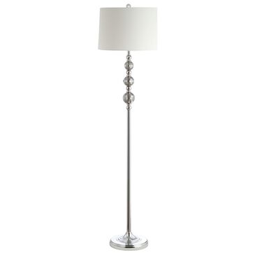 Safavieh Addie Floor Lamp in Grey and Chrome, , large