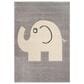 Safavieh Carousel CRK165 5"3" x 7"6" Grey and Ivory Kids  Area Rug, , large