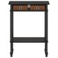 HOMLUX 2-Tier Tall-Wide Console Table in Espresso and Brown, , large