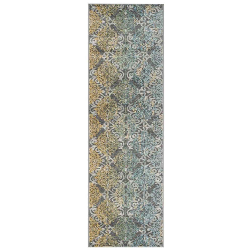 Safavieh Evoke EVK230D 2"2" x 9" Grey and Ivory Runner, , large