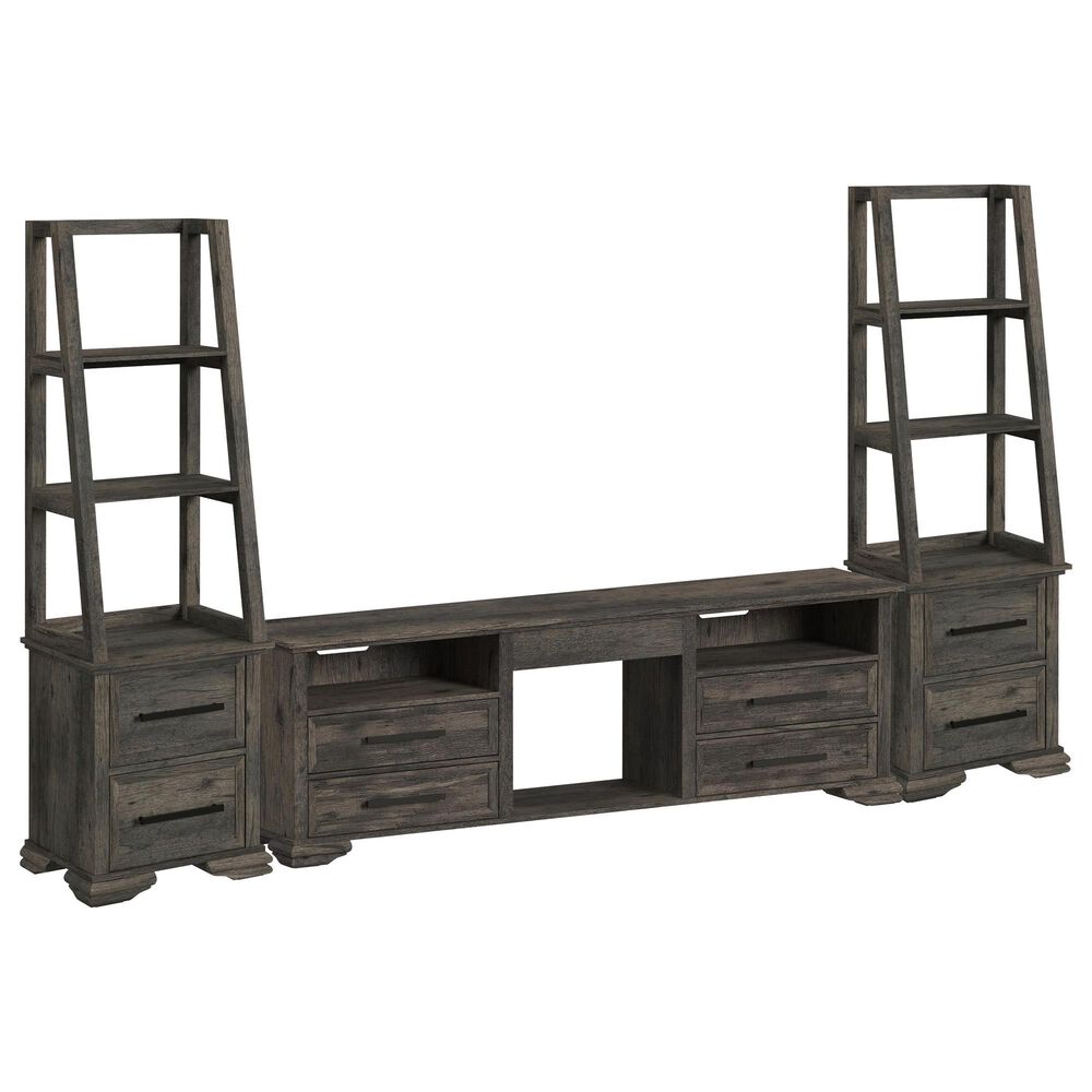 Mayberry Hill 82" Console with Side Piers in Charcoal, , large