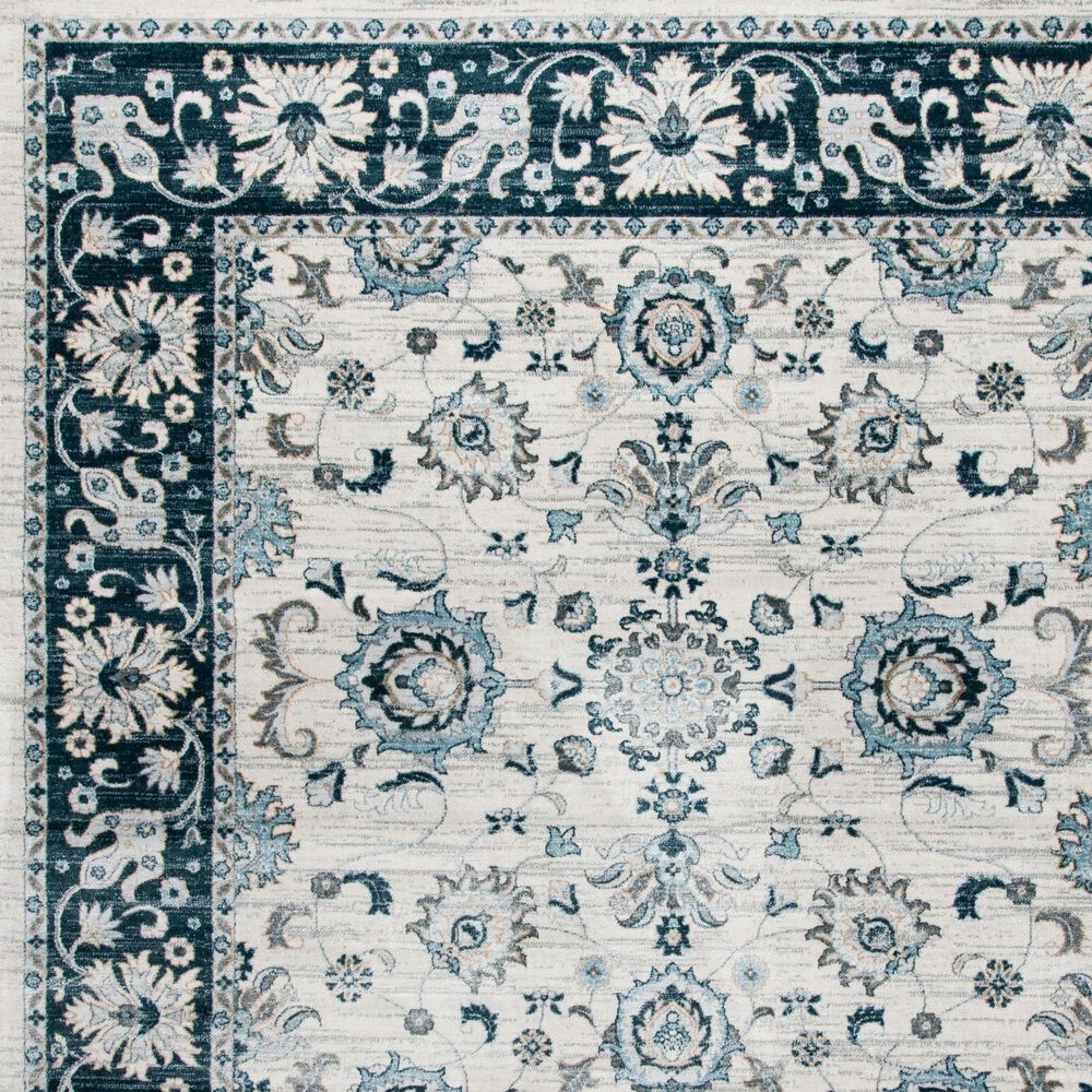Safavieh Isabella 4&#39; x 6&#39; Cream and Navy Area Rug, , large