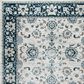 Safavieh Isabella 4" x 6" Cream and Navy Area Rug, , large