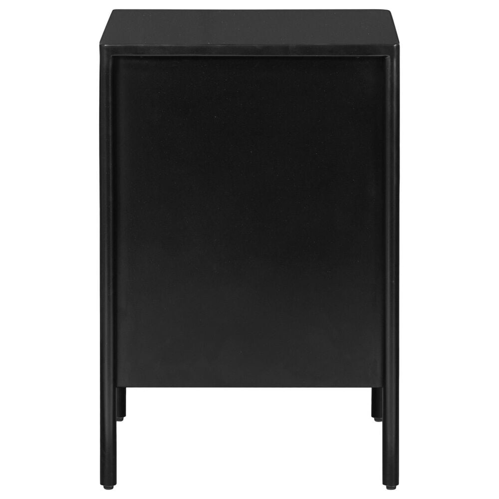 Four Hands Soto Metal 3-Drawer Nightstand in Black, , large