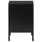 Four Hands Soto Metal 3-Drawer Nightstand in Black, , large