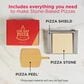 Frigidaire Gallery 30" Freestanding Induction Convection Range with Stone-Baked Pizza in Stainless Steel, , large