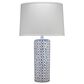 Splendor Living Ashtonleigh Table Lamp in Blue and White, , large