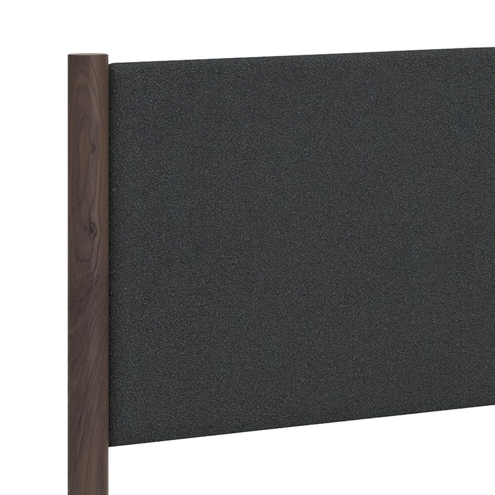 Ashley Pamytta Twin Upholstered Panel Bed in Rich Brown, , large