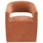 Furniture of America Rivena Modern Arm Chair with Casters in Rustic Orange, , large