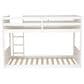 Linden Boulevard Dalton Low Profile Twin Bunk Bed in White, , large