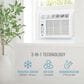 Keystone 5000 BTU Window Mounted Air Conditioner in White, , large
