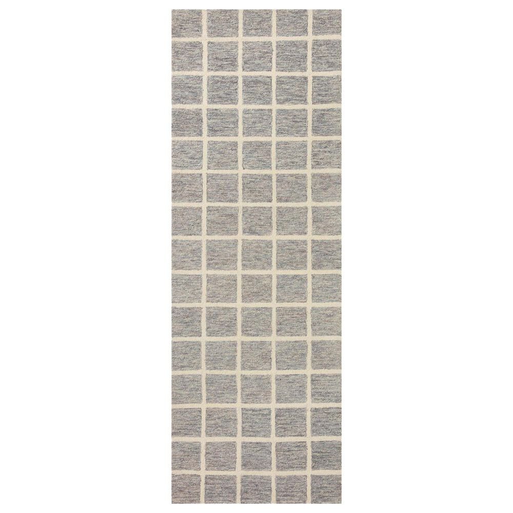 Chris Loves Julia x Loloi Polly 2" x 5" Slate and Ivory, , large
