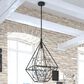 Vaxcel Bartlett 4-Light Pendant in Oil Rubbed Bronze and Satin Nickel, , large