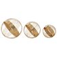 CosmoLiving by Cosmopolitan Contemporary Metal Sculptures in Gold (Set of 3), , large