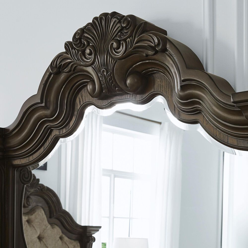 Millenium Maylee Dresser and Mirror in Dark Brown, , large