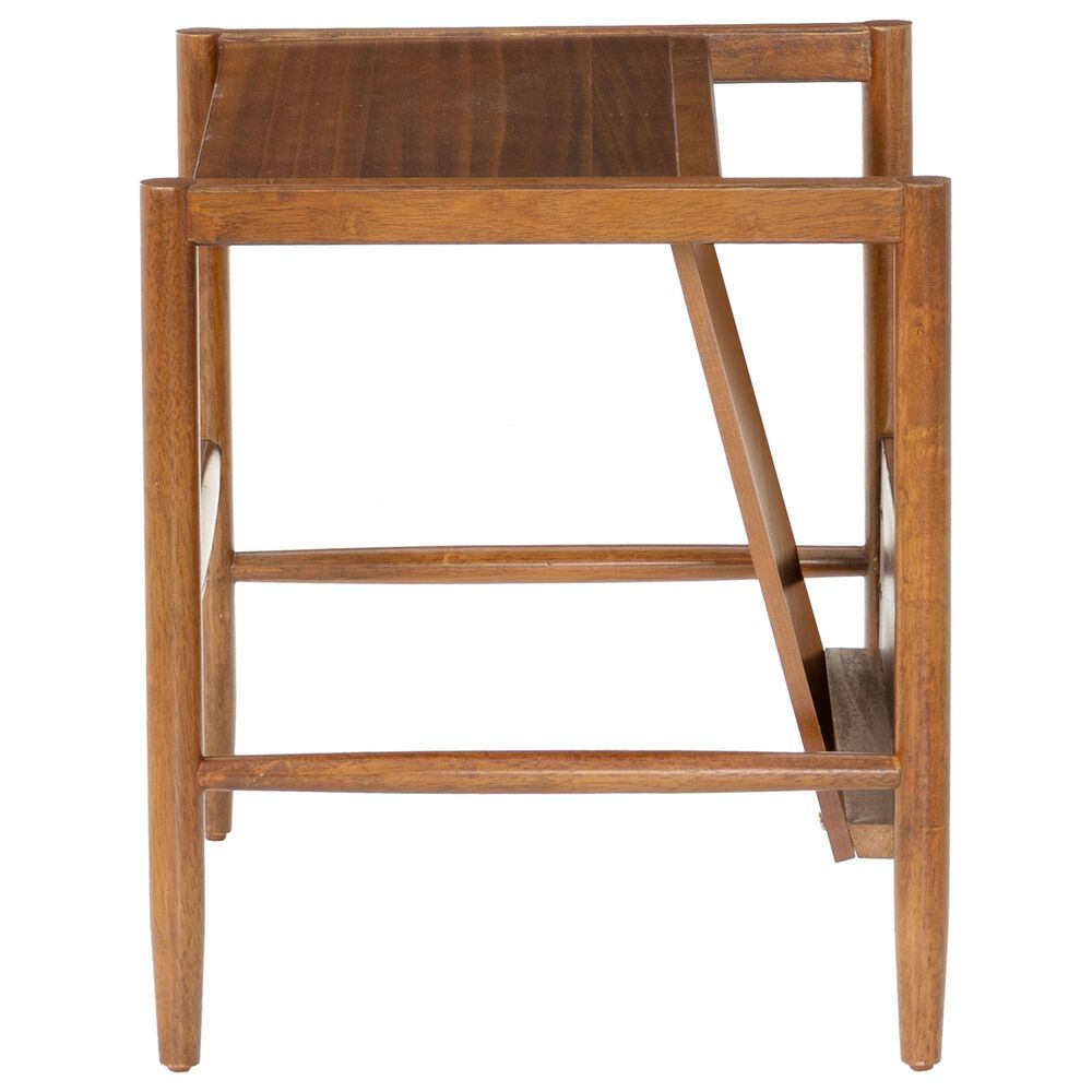 Linon Home Decor Flanagan Magazine Rack in Walnut, , large