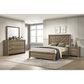 Crown Mark Valor Dresser Mirror in Light Brown, , large