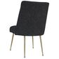 Tov Furniture Batik Linen Dining Chair in Black, , large