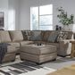 Ashley Cannonbrook Oversized Accent Ottoman in Nutmeg, , large