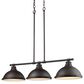 Golden Lighting Duncan 3-Light Pendant in Rubbed Bronze, , large