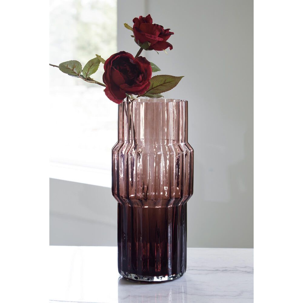 Ashley Dorlow 14&quot; Vase in Mauve &#40;Set of 2&#41;, , large