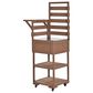 HOMLUX 62.3"" Outdoor Kitchen Island in Brown, , large