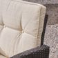 Noble House St. Marta 5-Piece Patio Fire Pit Chat Set in Beige, , large