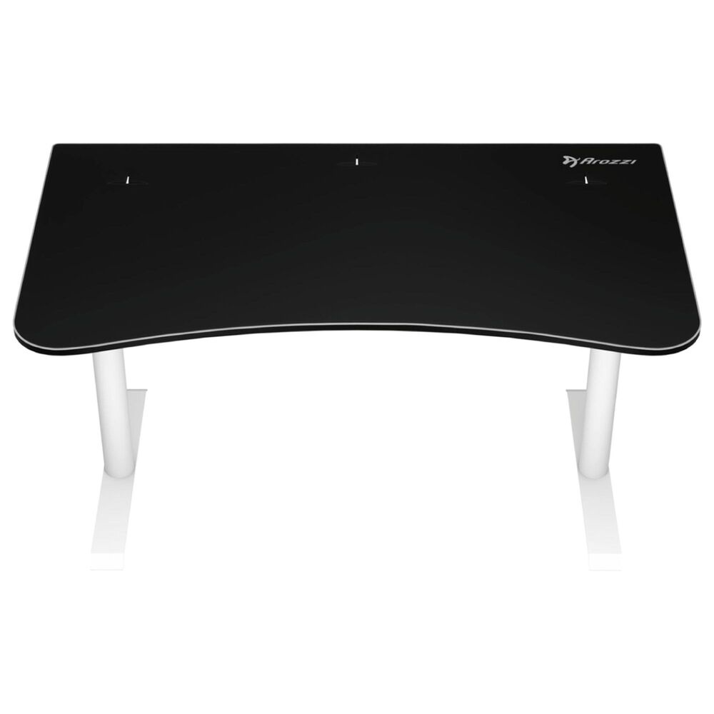 Arozzi Arena Medium Gaming Desk in White, , large