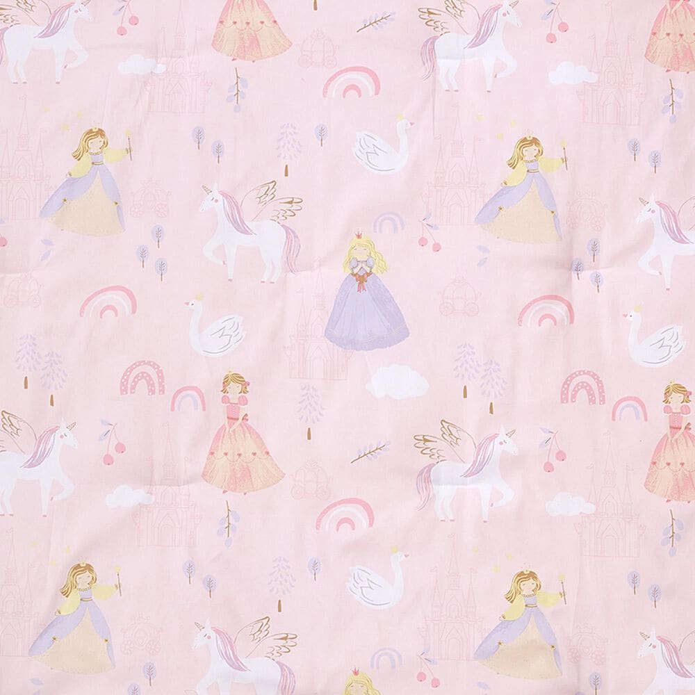 Peking Handicraft Fairytale Princess 2-Piece Twin/Twin XL Comforter Set in Pink, , large